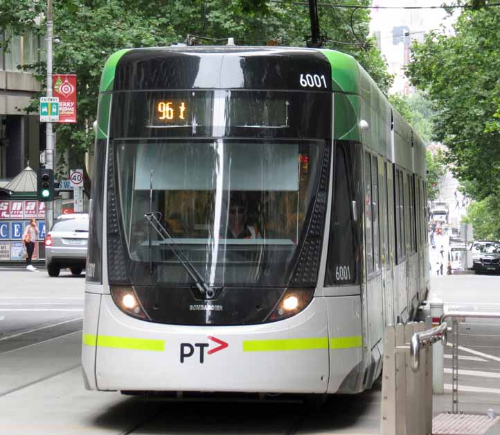 Yarra Trams Bombardier Flexity Swift Class E 6001